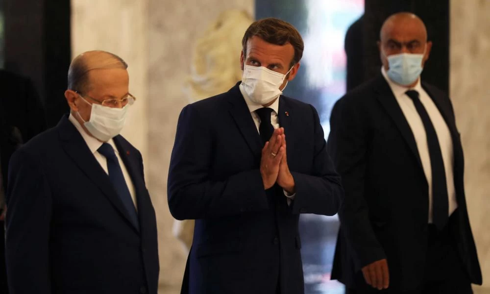 Οργισμένοι πολίτες στην Βηρυτό καλούν τον "σωτήρα"-Μακρόν να εκδιώξει τους κυβερνώντες!
